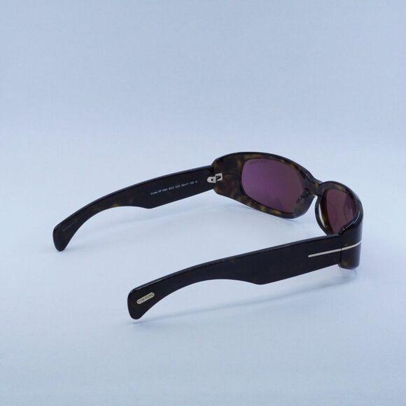 🕶️ New Tom Ford Corey FT1064 52S Sunglasses -Dark Havana Frame, Bordeaux Lenses - Picture 9 of 10